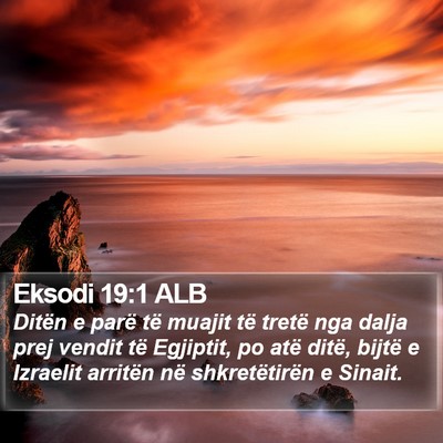 Eksodi 19:1 ALB Bible Verse Image