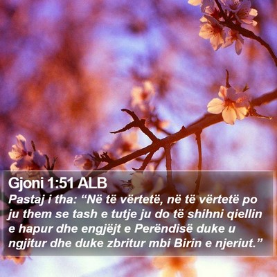 Gjoni 1:51 ALB Bible Verse Image