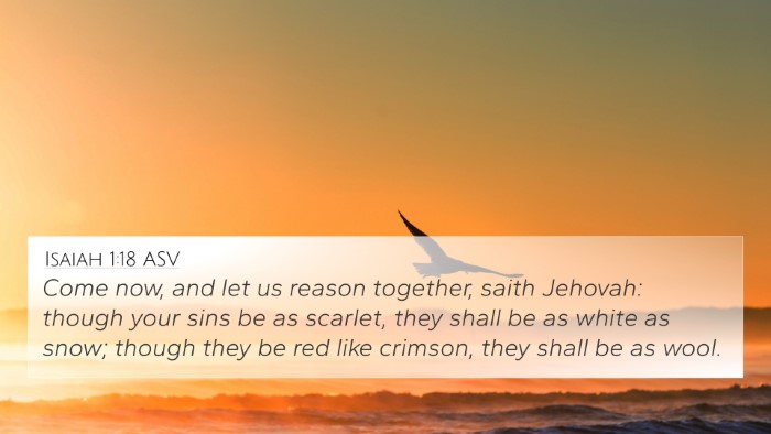 Isaiah 1:18 ASV 4K Wallpaper - Come now, and let us reason together, saith - 4K Wallpaper Bible Verse