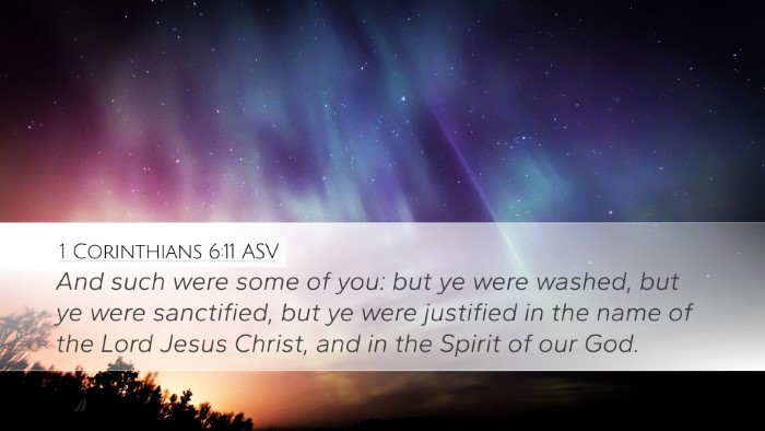 1 Corinthians 6:11 ASV Desktop Wallpaper - And such were some of you: but ye were washed, - Desktop Bible Verse Wallpaper