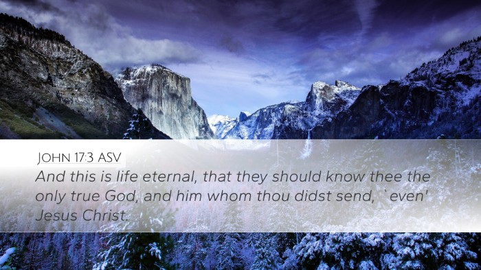 John 17:3 ASV Desktop Wallpaper - And this is life eternal, that they should know - Desktop Bible Verse Wallpaper