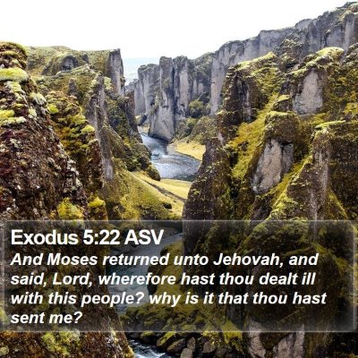 Exodus 5:22 ASV Bible Verse Image