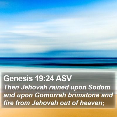 Genesis 19:24 ASV Bible Verse Image