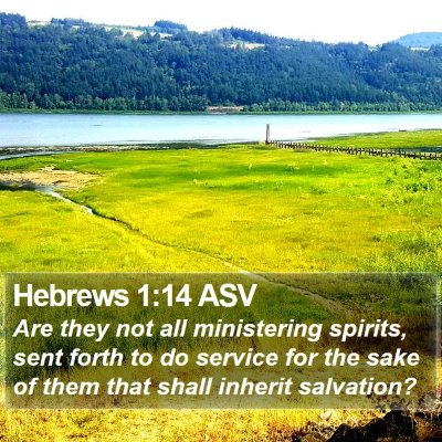 Hebrews 1:14 ASV Bible Verse Image