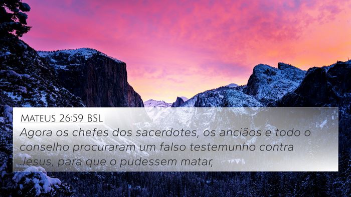 Mateus 26:59 BSL Bible Verse Image