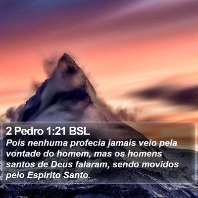 2 Pedro 1:21 BSL Bible Verse Image