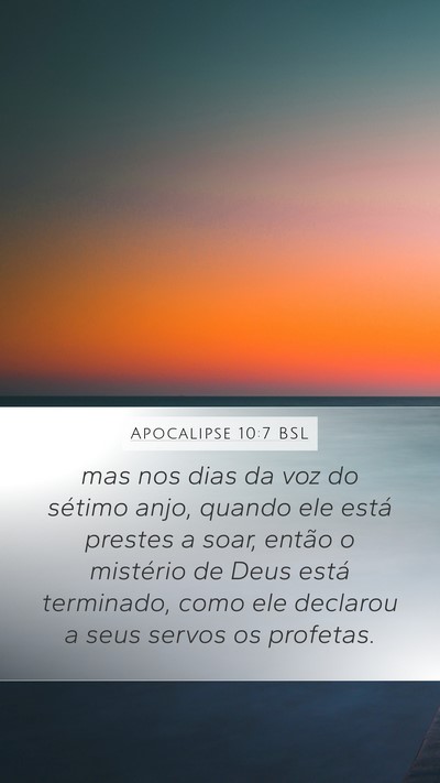 Apocalipse 10:7 BSL Bible Verse Image