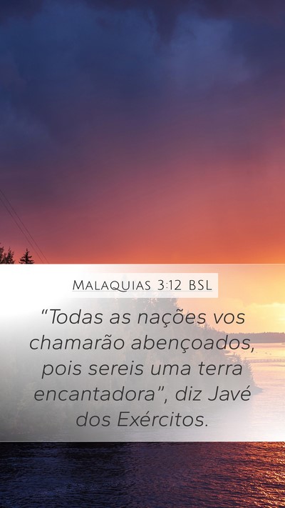 Malaquias 3:12 BSL Bible Verse Image