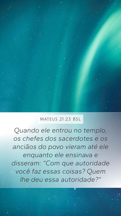 Mateus 21:23 BSL Bible Verse Image