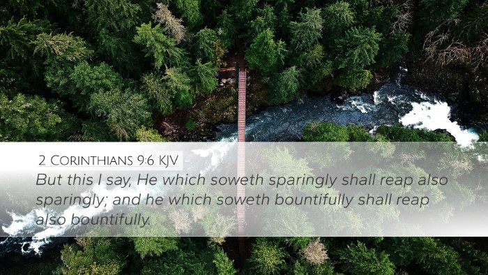 2 Corinthians 9:6 KJV Desktop Wallpaper - But this I say, He which soweth sparingly shall - Desktop Bible Verse Wallpaper