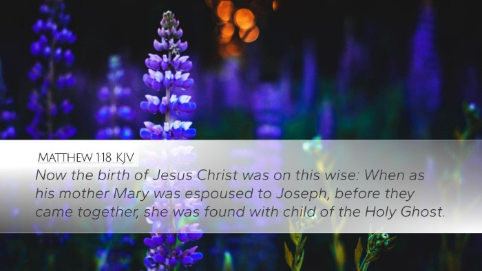 Matthew 1:18 KJV Desktop Wallpaper - Now the birth of Jesus Christ was on this wise: - Desktop Bible Verse Wallpaper