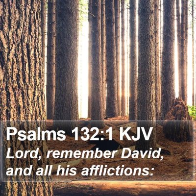 Psalms 132:1 KJV Bible Verse Image