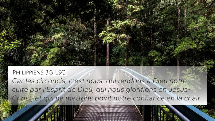 Philippiens 3:3 LSG 4K Wallpaper - Car les circoncis, c'est nous, qui rendons à - 4K Wallpaper Bible Verse