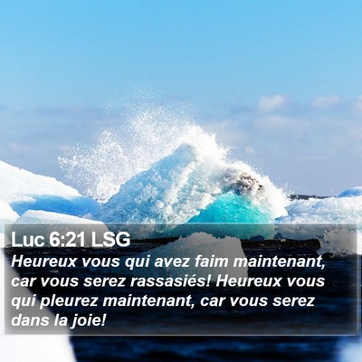 Luc 6:21 LSG Bible Verse Image