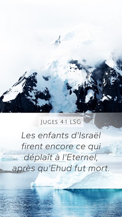 Juges 4:1 LSG Bible Verse Image