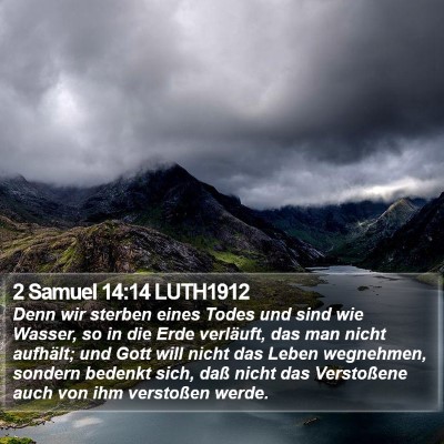 2 Samuel 14:14 LUTH1912 Bible Verse Image