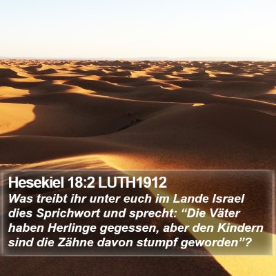 Hesekiel 18:2 LUTH1912 Bible Verse Image