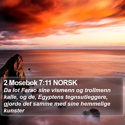 2 Mosebok 7:11 NORSK Bible Verse Image