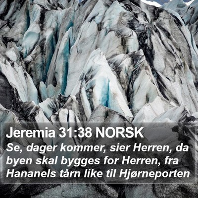 Jeremia 31:38 NORSK Bible Verse Image