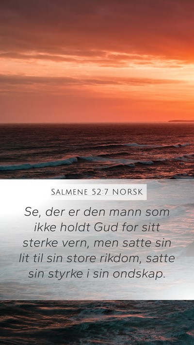 Salmene 52:7 NORSK Bible Verse Image