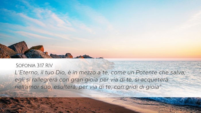 Sofonia 3:17 RIV Desktop Wallpaper - L’Eterno, il tuo Dio, è in mezzo a te, come un - Desktop Bible Verse Wallpaper