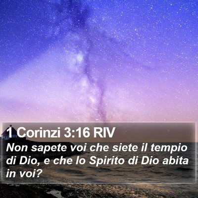 1 Corinzi 3:16 RIV Bible Verse Image