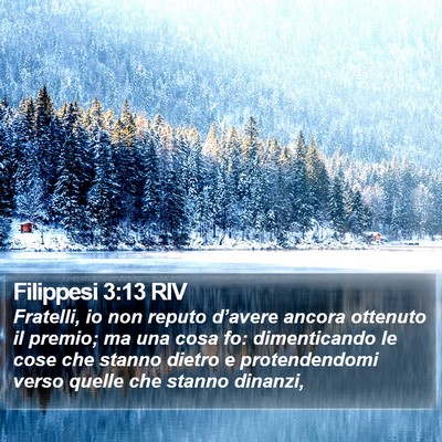 Filippesi 3:13 RIV Bible Verse Image