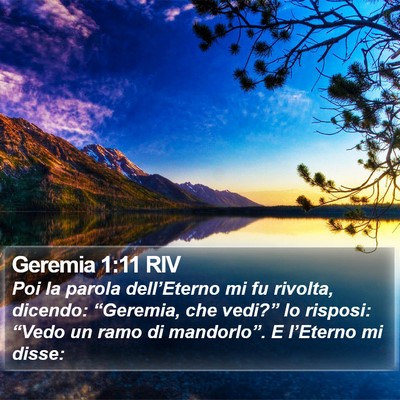 Geremia 1:11 RIV Bible Verse Image