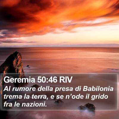 Geremia 50:46 RIV Bible Verse Image