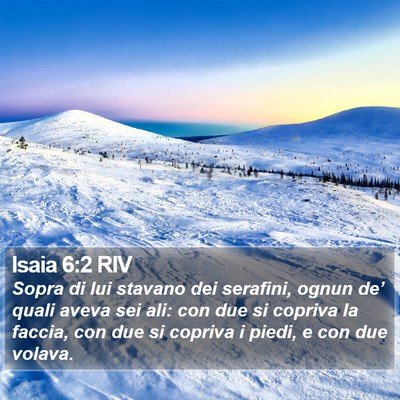 Isaia 6:2 RIV Bible Verse Image