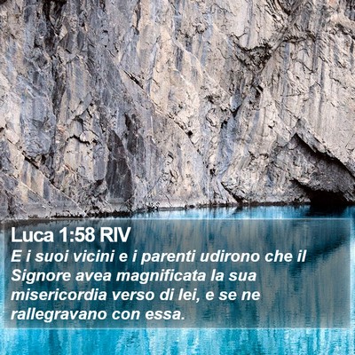 Luca 1:58 RIV Bible Verse Image