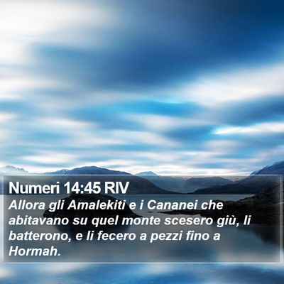 Numeri 14:45 RIV Bible Verse Image