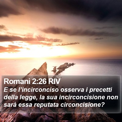 Romani 2:26 RIV Bible Verse Image