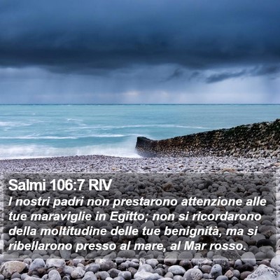 Salmi 106:7 RIV Bible Verse Image