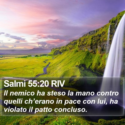 Salmi 55:20 RIV Bible Verse Image