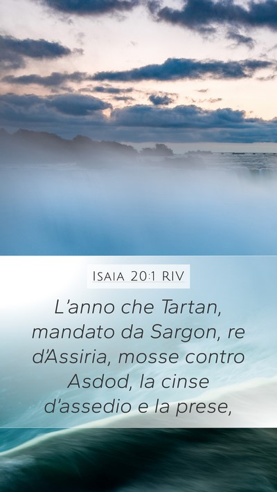 Isaia 20:1 RIV Bible Verse Image