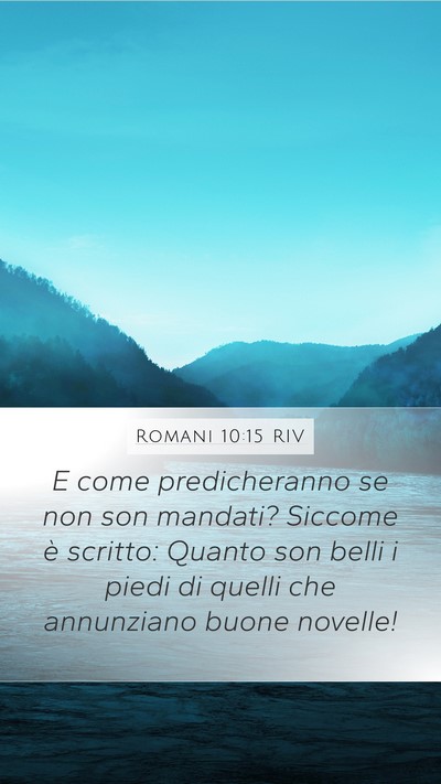 Romani 10:15 RIV Bible Verse Image