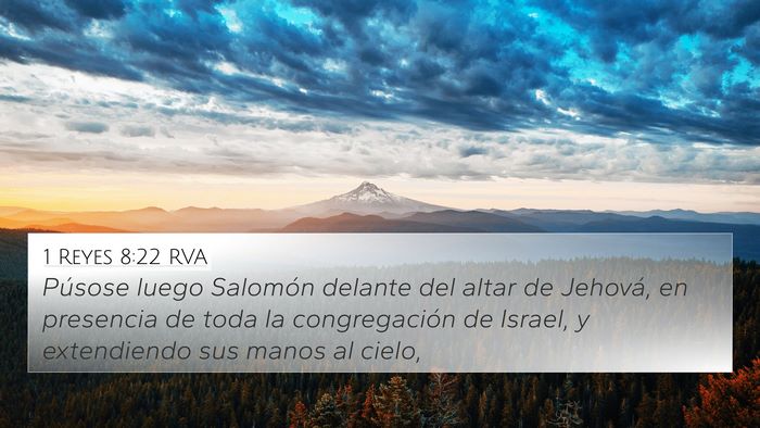 1 Reyes 8:22 RVA Bible Verse Image