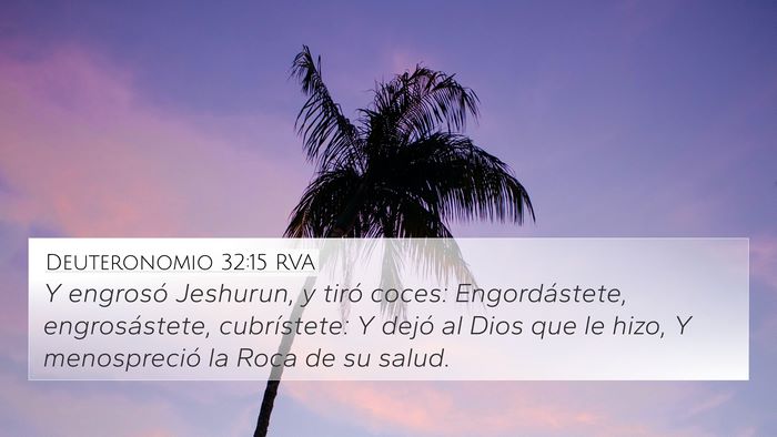 Deuteronomio 32:15 RVA 4K Wallpaper - Y engrosó Jeshurun, y tiró coces: - 4K Wallpaper Bible Verse