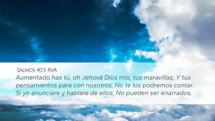 Salmos 40:5 RVA Bible Verse Image