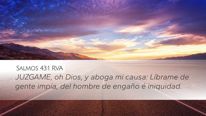 Salmos 43:1 RVA Bible Verse Image