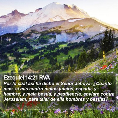 Ezequiel 14:21 RVA Bible Verse Image