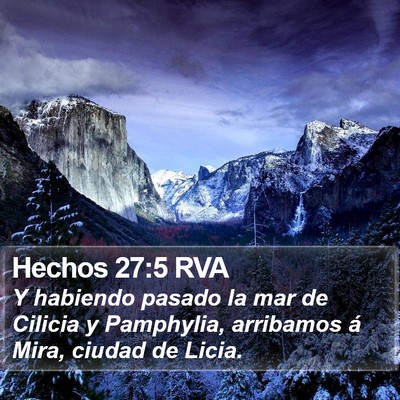 Hechos 27:5 RVA Bible Verse Image