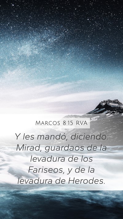 Marcos 8:15 RVA Bible Verse Image