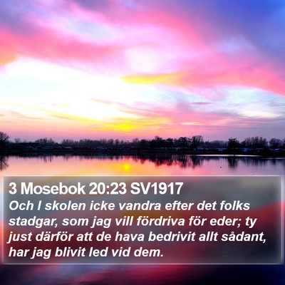 3 Mosebok 20:23 SV1917 Bible Verse Image