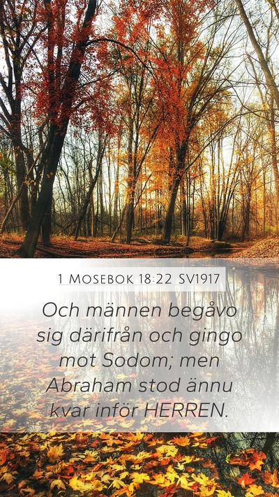 1 Mosebok 18:22 SV1917 Bible Verse Image