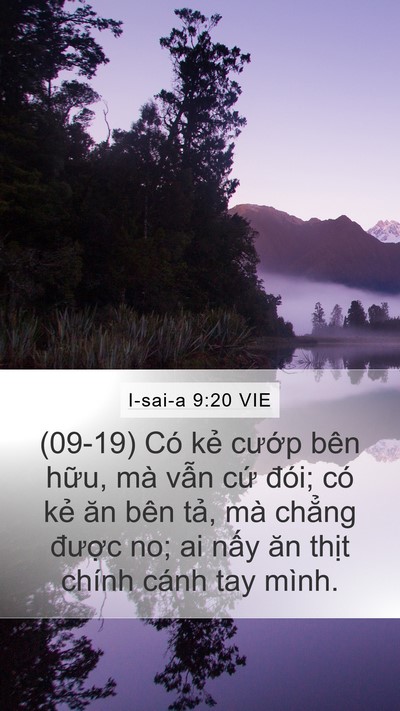 I-sai-a 9:20 VIE Bible Verse Image