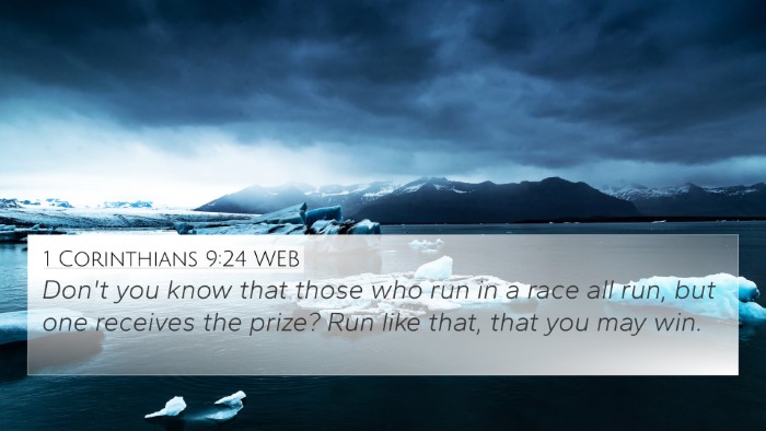 1 Corinthians 9:24 WEB 4K Wallpaper - Don't you know that those who run in a race all - 4K Wallpaper Bible Verse