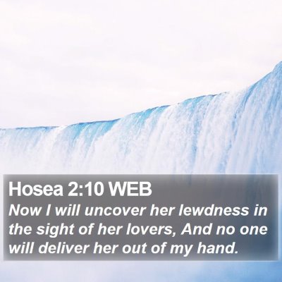 Hosea 2:10 WEB Bible Verse Image