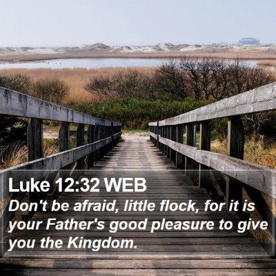 Luke 12:32 WEB Bible Verse Image